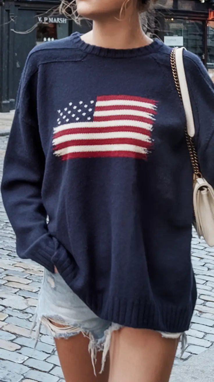 4th of july 2025 outfits that sparkle Star-Spangled City Chic