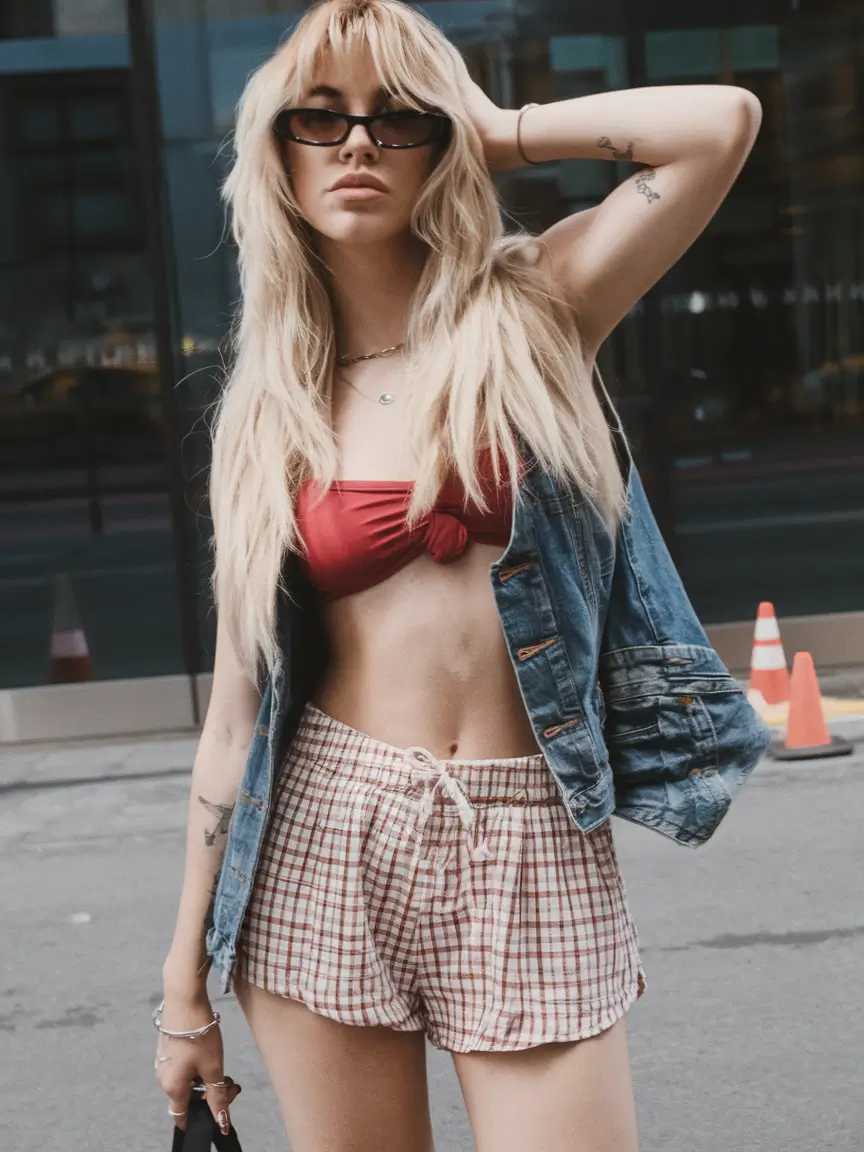 4th of july 2025 outfits that sparkle Retro Rebel Firecracker Look