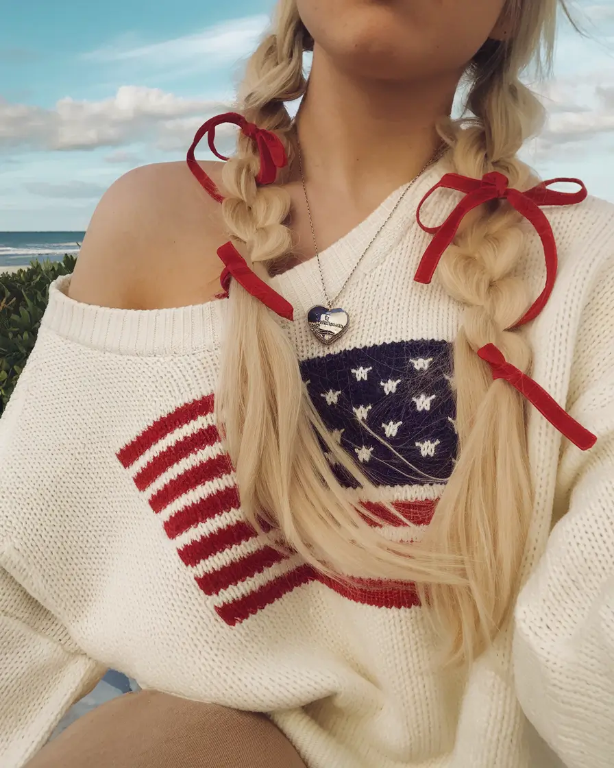 4th of july 2025 outfits that sparkle Coastal Americana Sweetheart