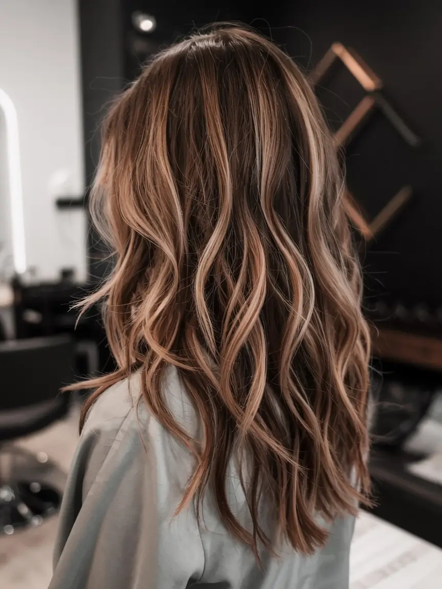 august hair color ideas - summer trends for 2025 Soft Layers with Honeyed Ends