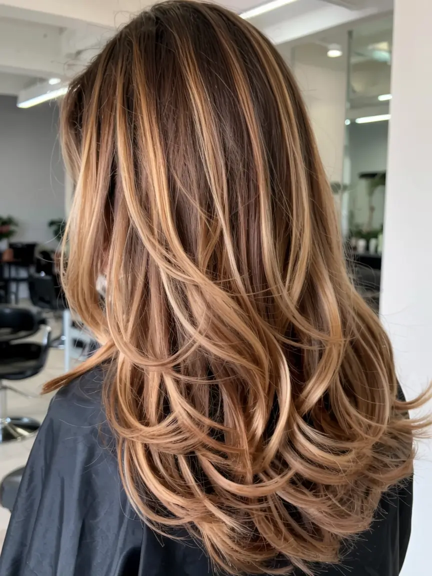 august hair color ideas - summer trends for 2025+Power Blonde Balayage with Defined Layers