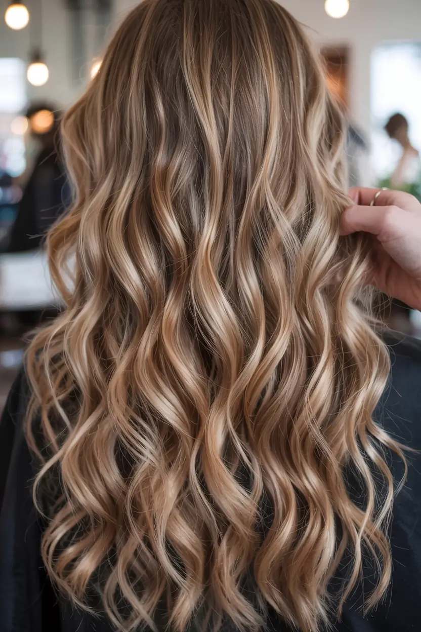 august hair color ideas - summer trends for 2025+Dimensional Bronde Layers with Feathered Ends