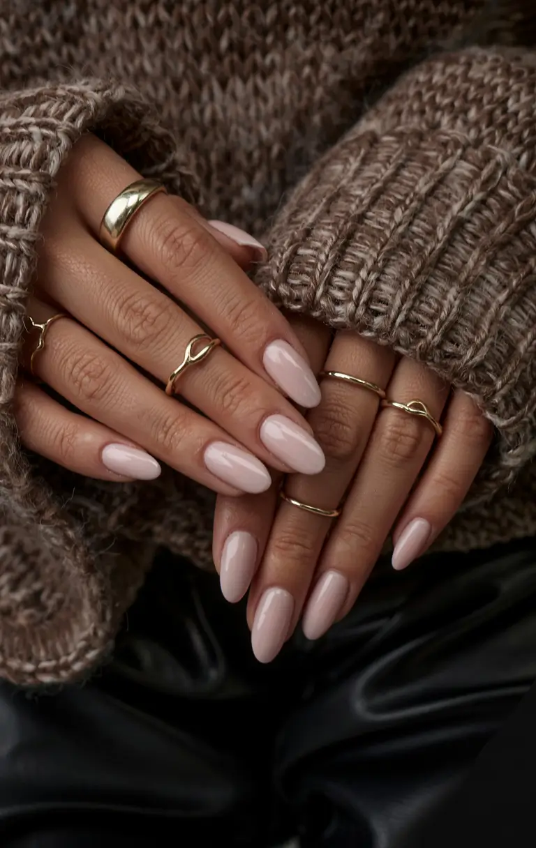 august nails design - summer trends for 2025 Clean Girl Nude