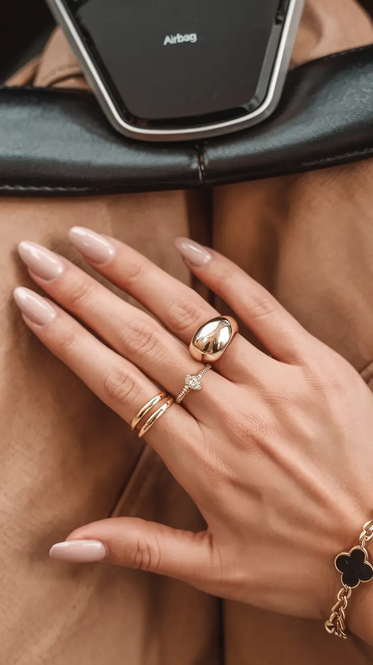 august nails design - summer trends for 2025 Perfect Beige for the Everyday Chic