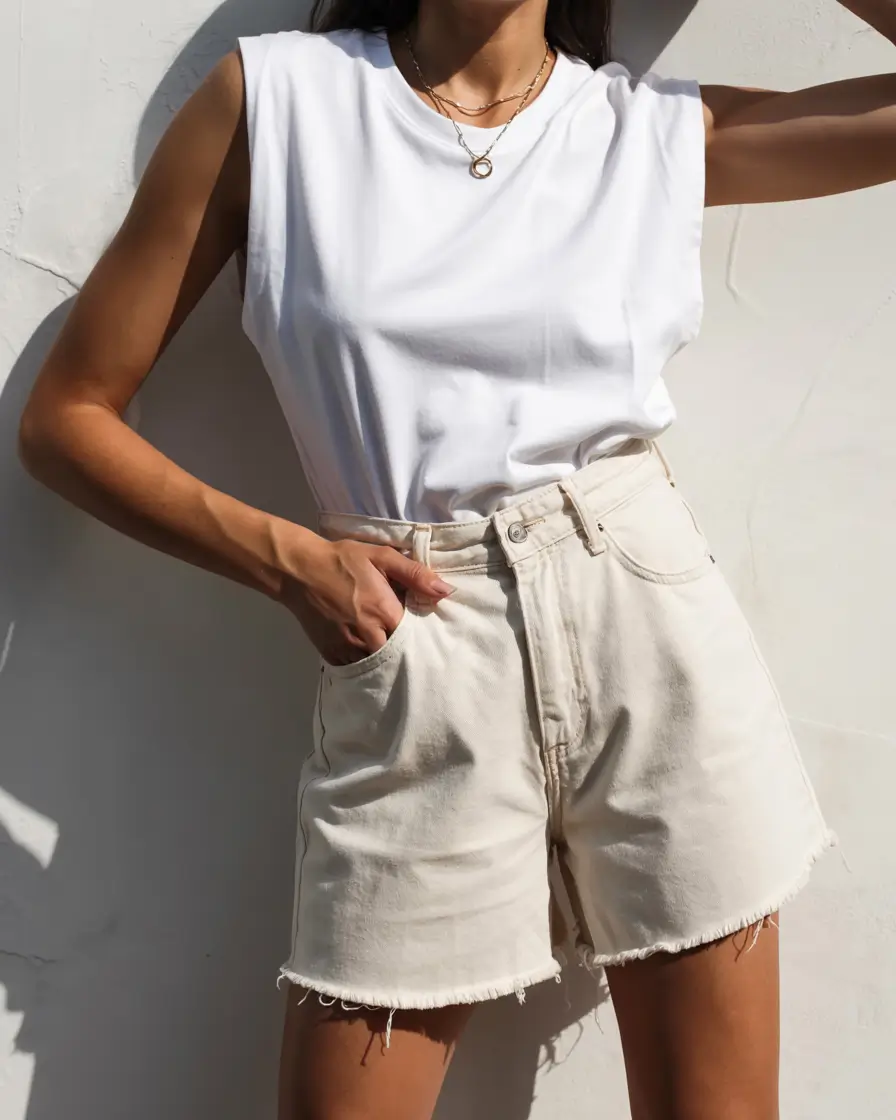 august outfits ideas 2025 Minimalism with a Summer Twist