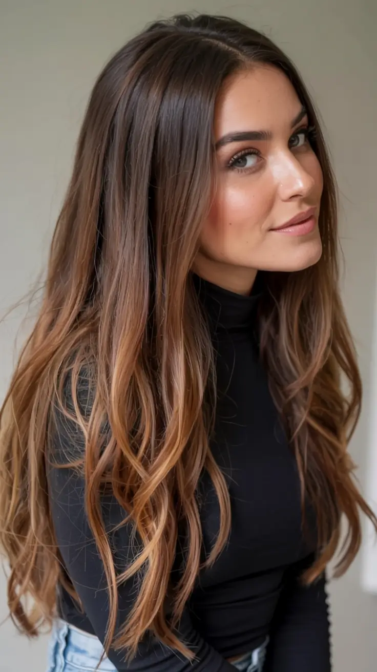 autumn fall hair colors ideas 2025 Golden Auburn Fade