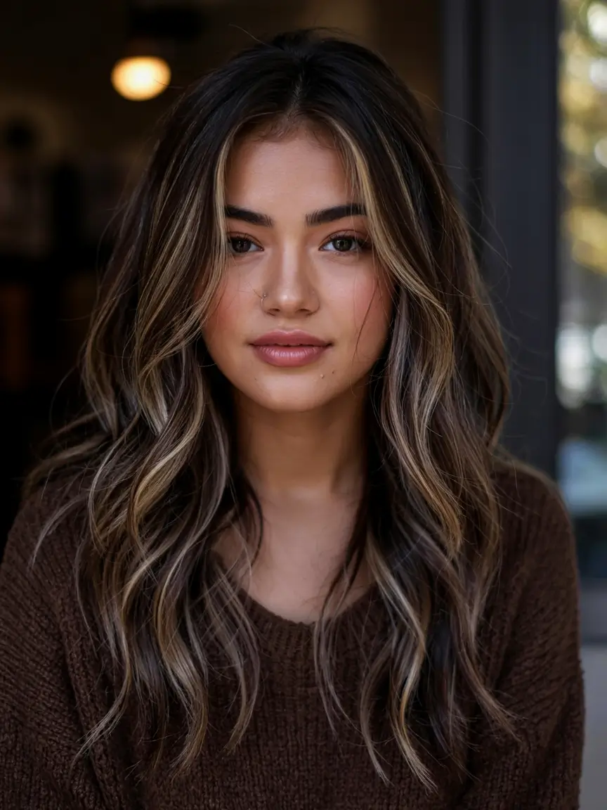 autumn fall hair colors ideas 2025 Dark Honey Poplights