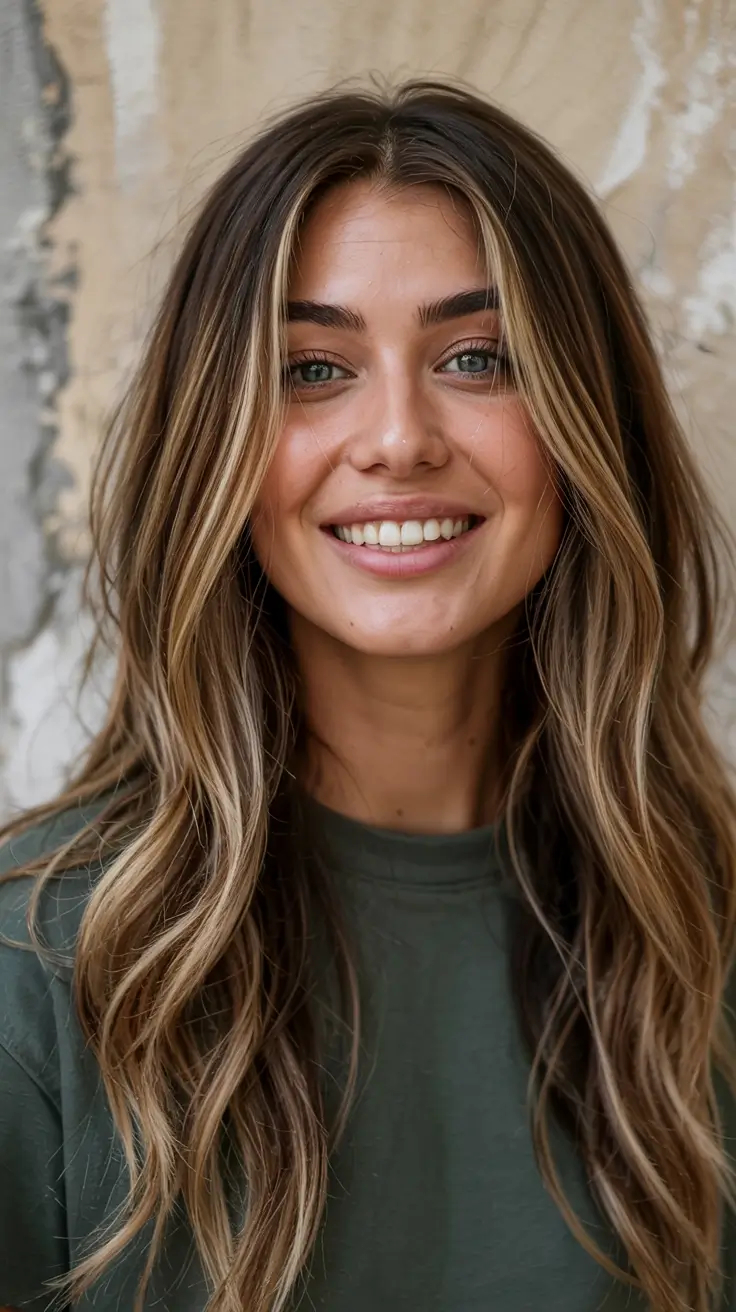 autumn fall hair colors ideas 2025 Golden Ash Ombré Melt