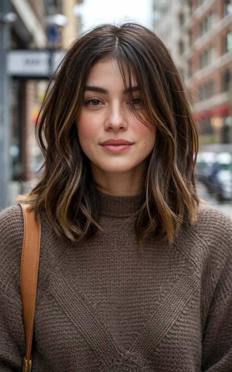 autumn fall hair colors ideas 2025 Cocoa Root Bob