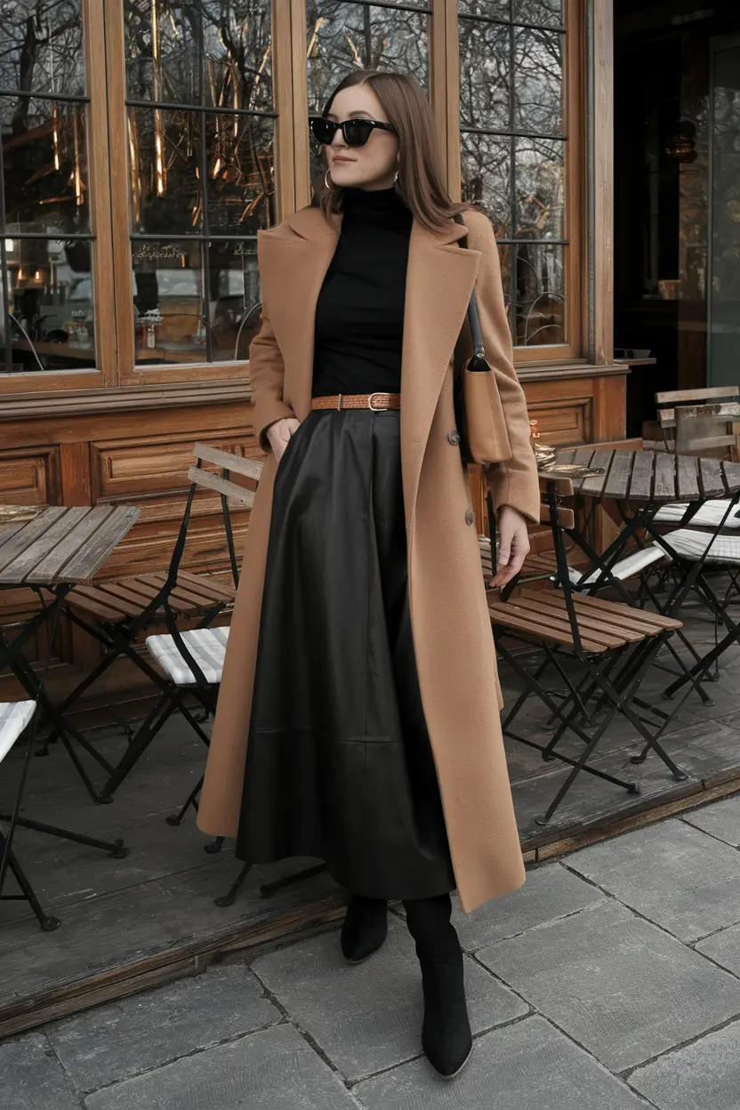autumn outfits ideas 2025+Timeless Drama in Neutrals