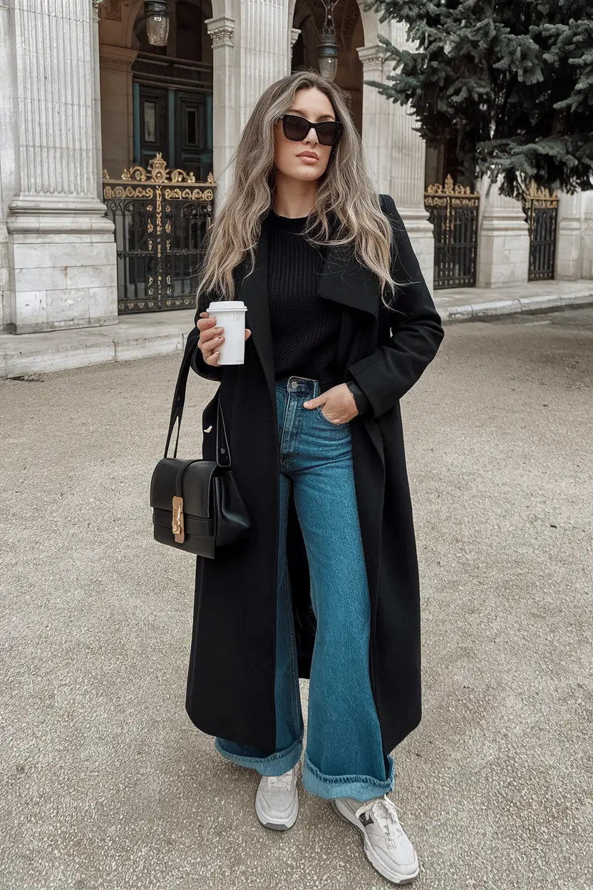 autumn outfits ideas 2025+Minimalist Cool with a Comfy Twist