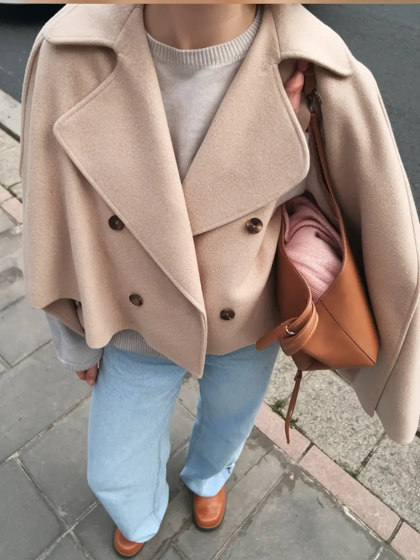 autumn outfits ideas 2025+Creamy Classics with a Hint of Nostalgia
