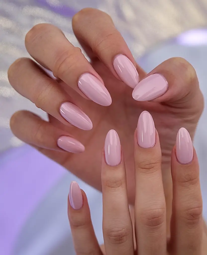 basic but chic summer nails 2025 Summer Lilac Statement