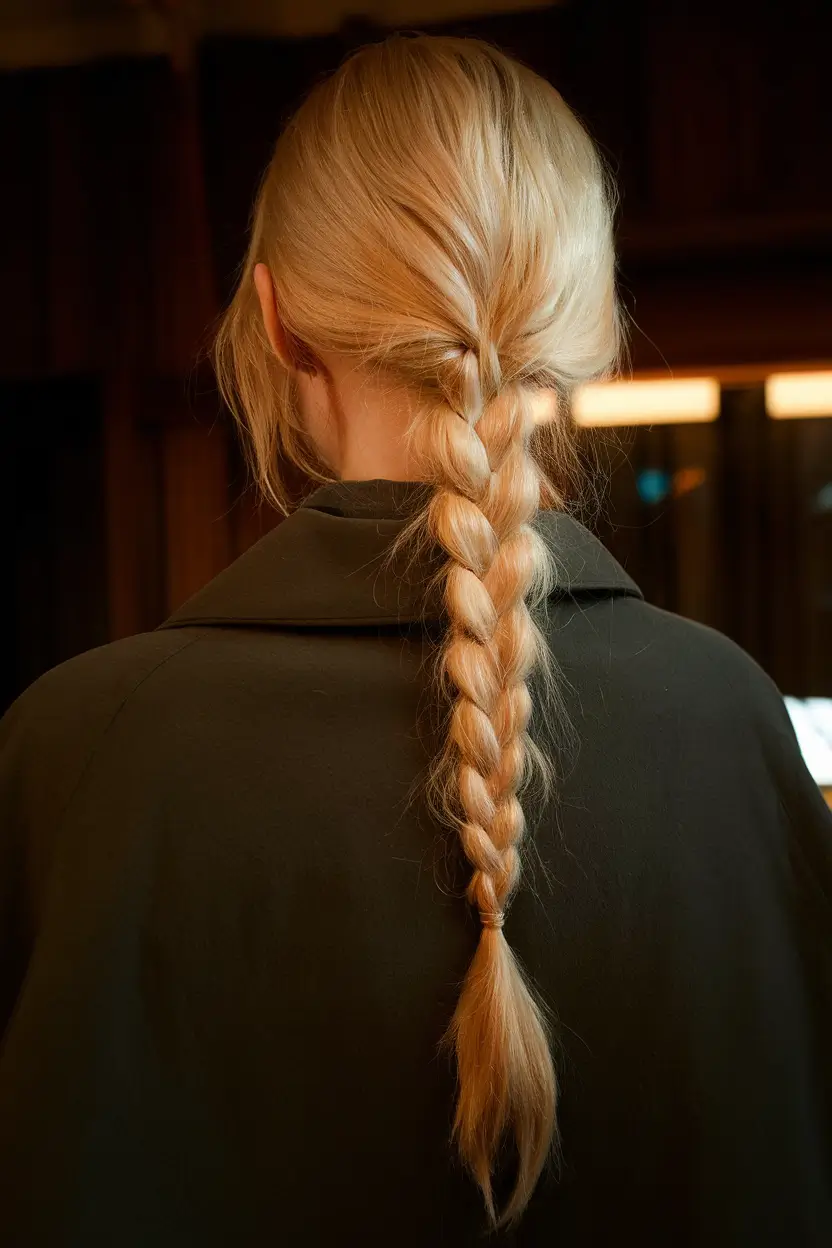 best august hairstyles ideas for 2025 Classic Soft Braid With Tousled Texture