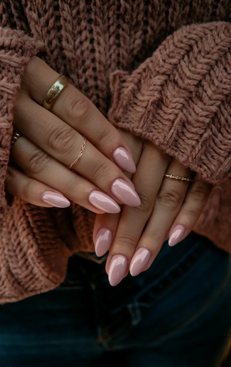 best august nail colors for 2025+Peony Blush for Romantic August Evenings