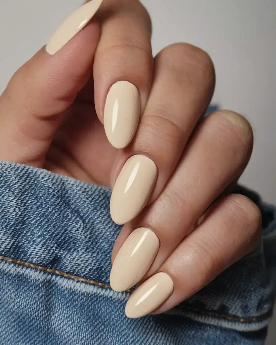 best july nail colors for 2025 Vanilla Cream: The Soft Neutral for All Seasons