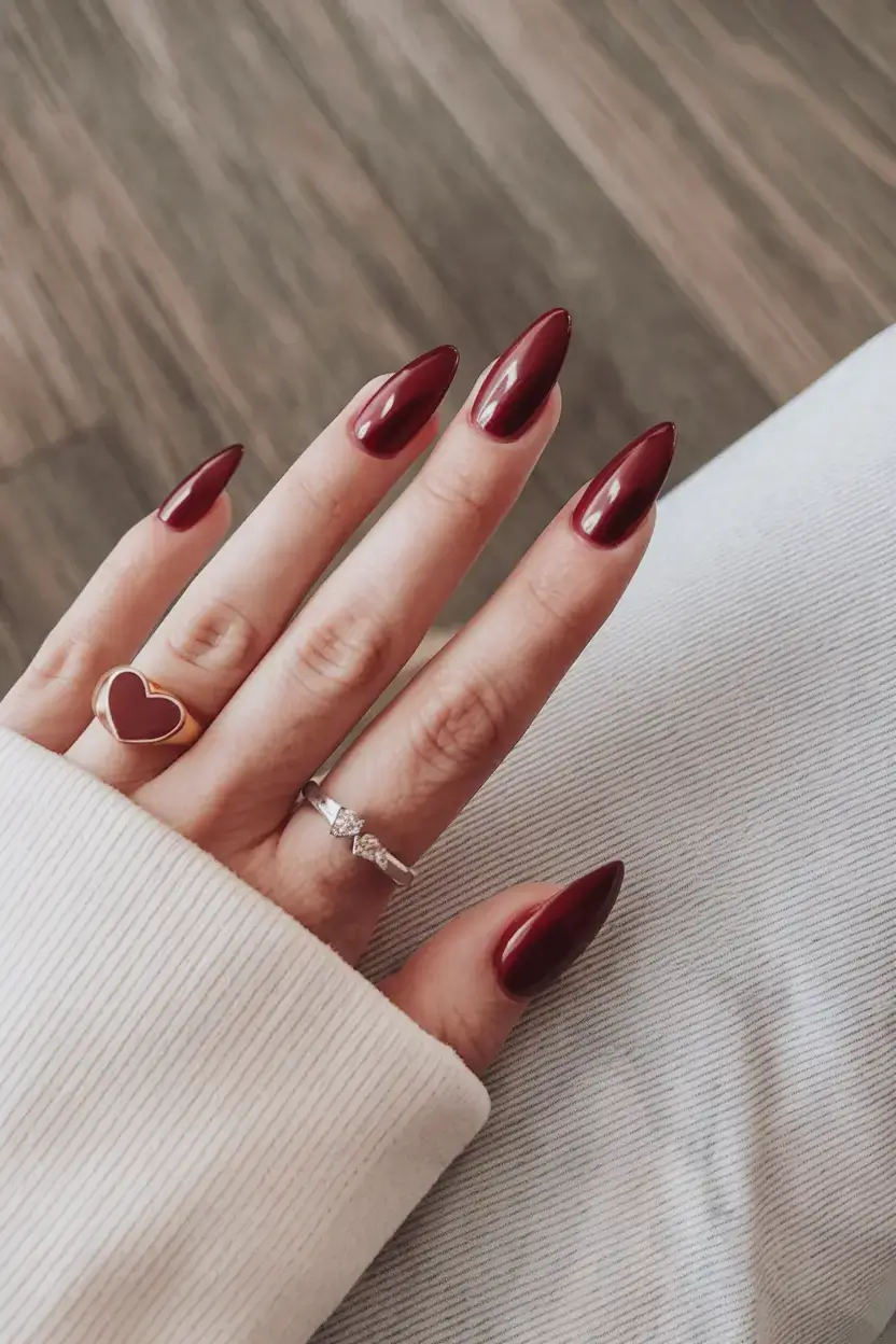 bold red nails for summer 2025 vibes Garnet Elegance: The Sophisticated Power Move