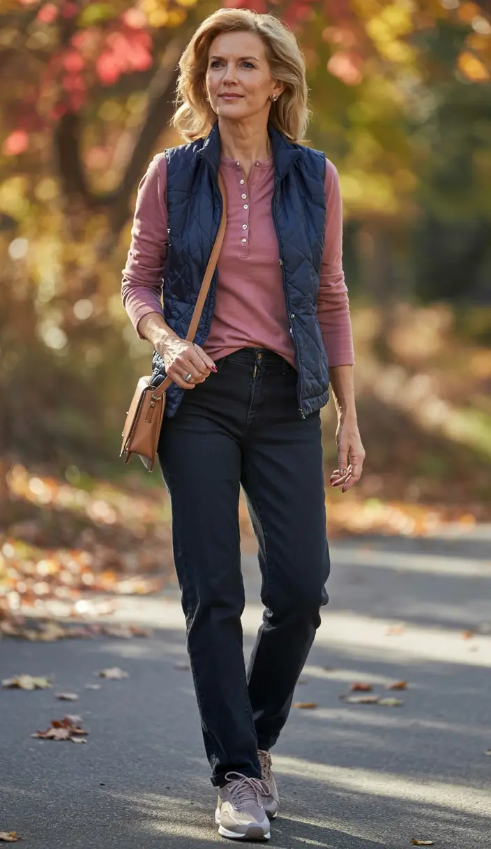casual fall outfits for women over 50 - ideas 2025 Weekend Color with an Outdoor Mood