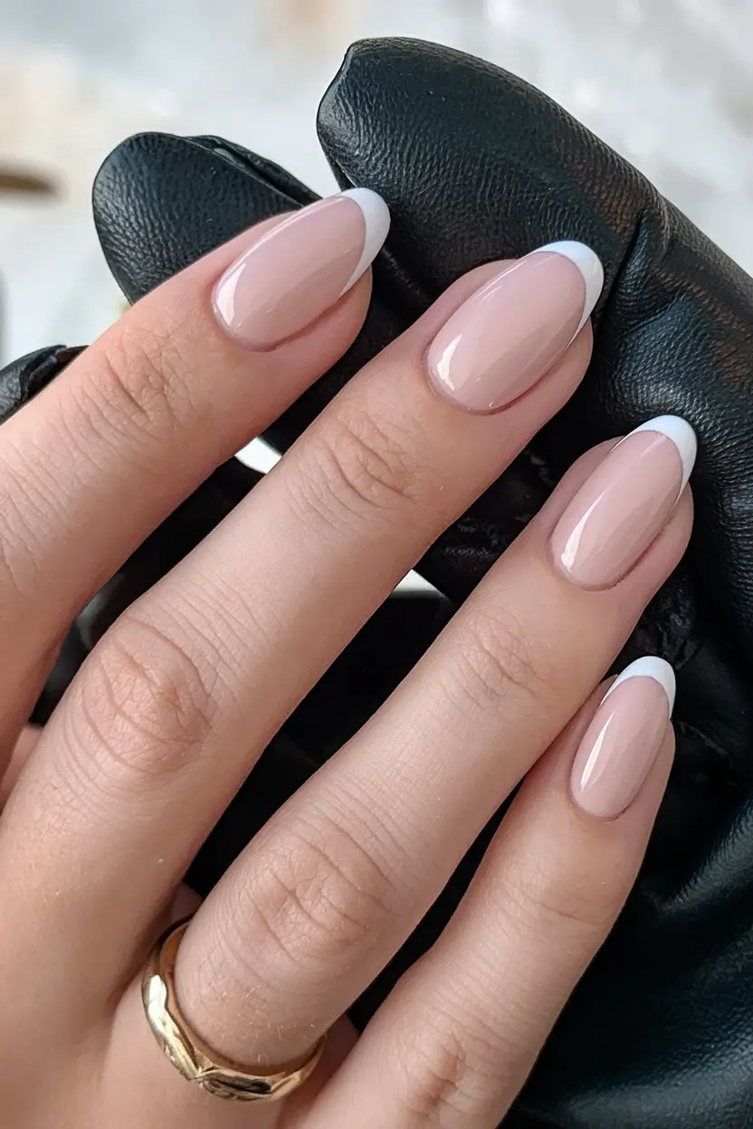 classy summer nails for a chic 2025 look The Minimal French Remix