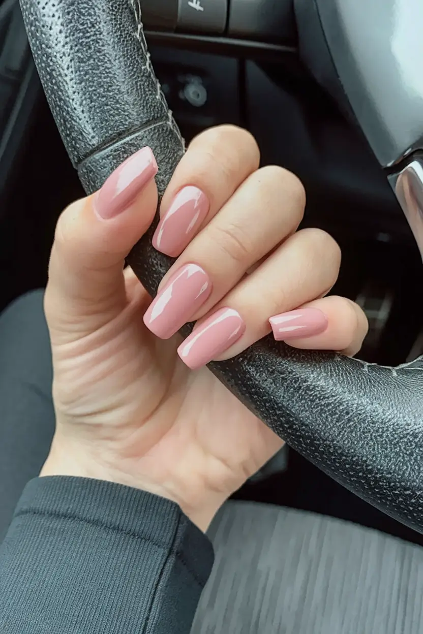 coffin nails that slay summer 2025 Dusty Pink Luxe: The Everyday Summer Polish