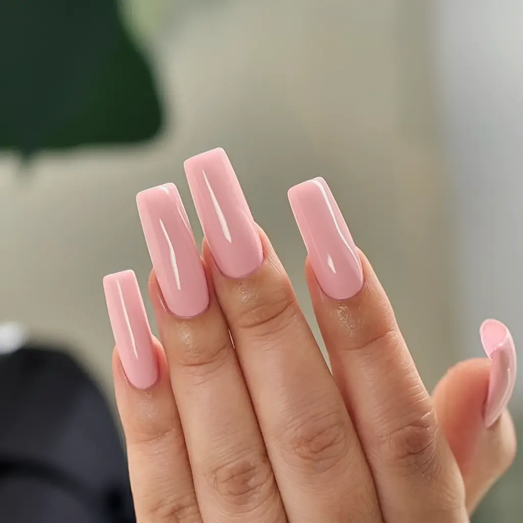 coffin nails that slay summer 2025 Bubblegum Pink: The Sweet Classic