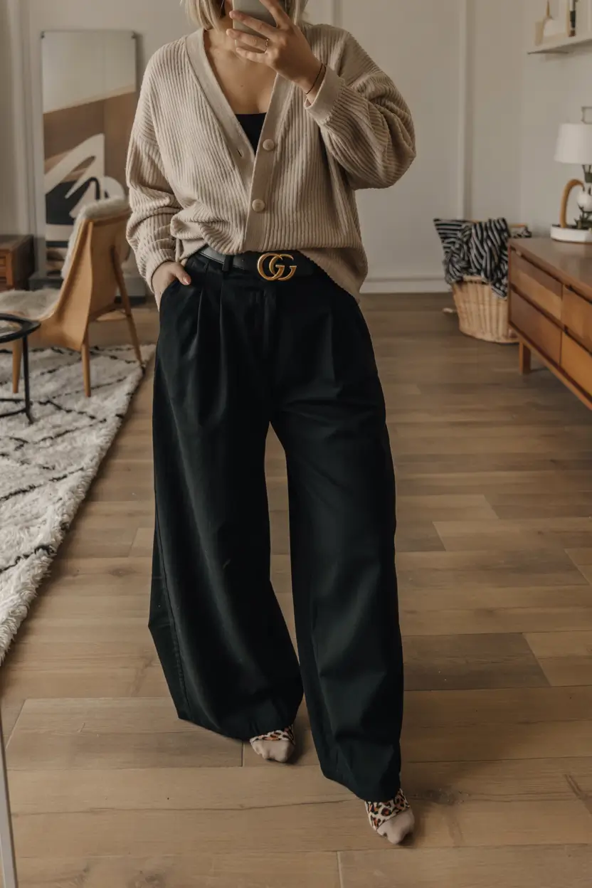 curvy fall outfits ideas 2025+Cable-Knit and Designer Touch