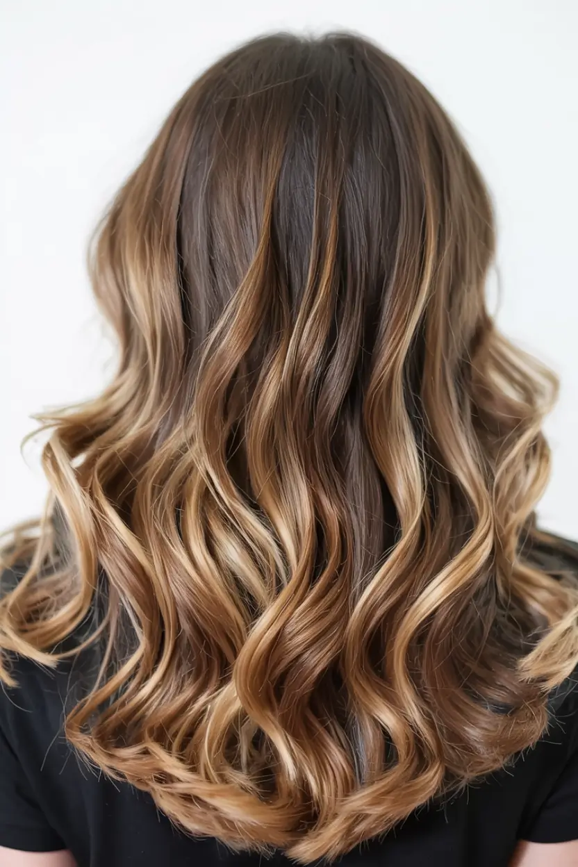 cute fall hair colors ideas 2025 Bronzed Caramel Dimension