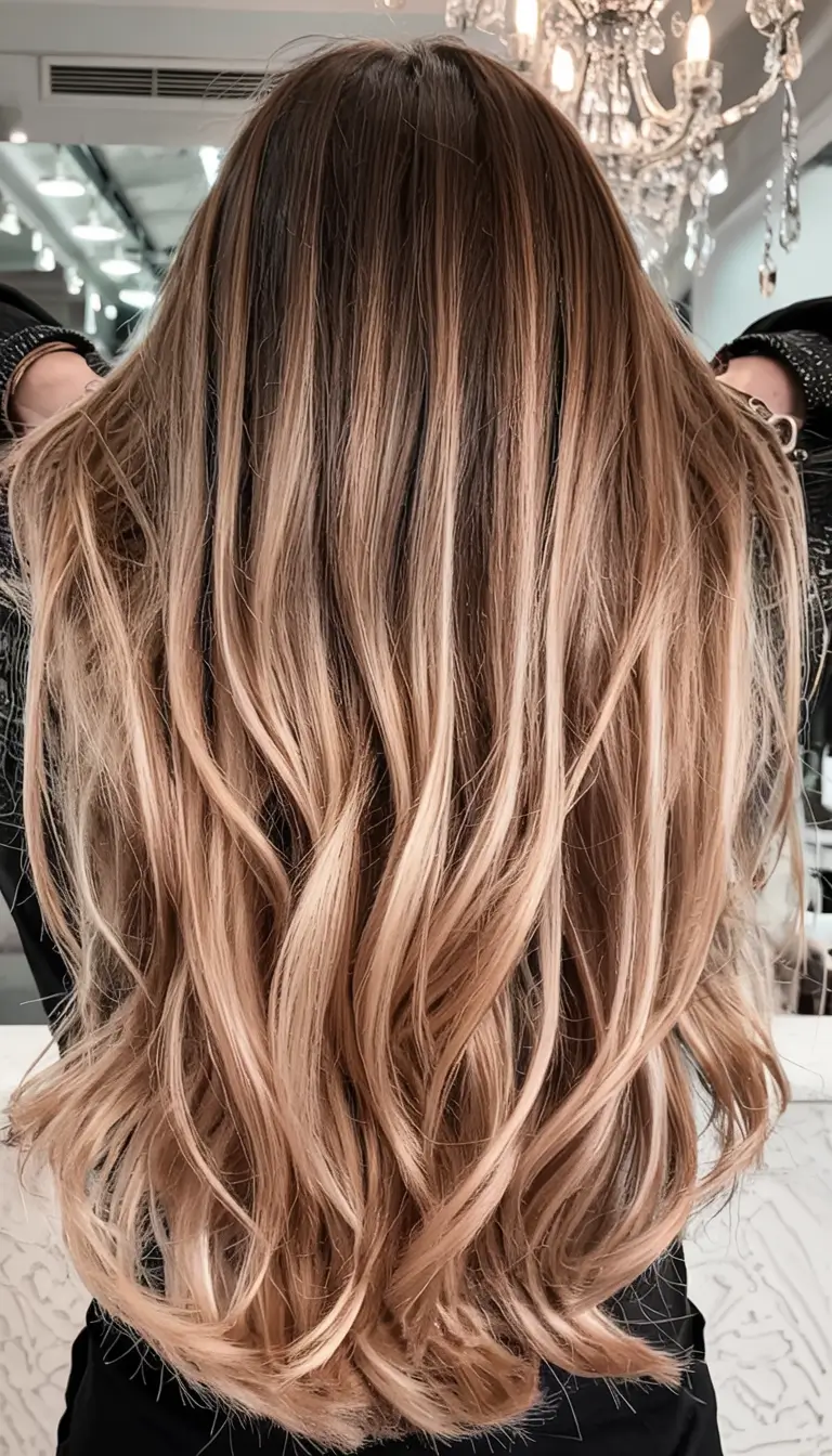cute fall hair colors ideas 2025 Blended Honey Beige Length