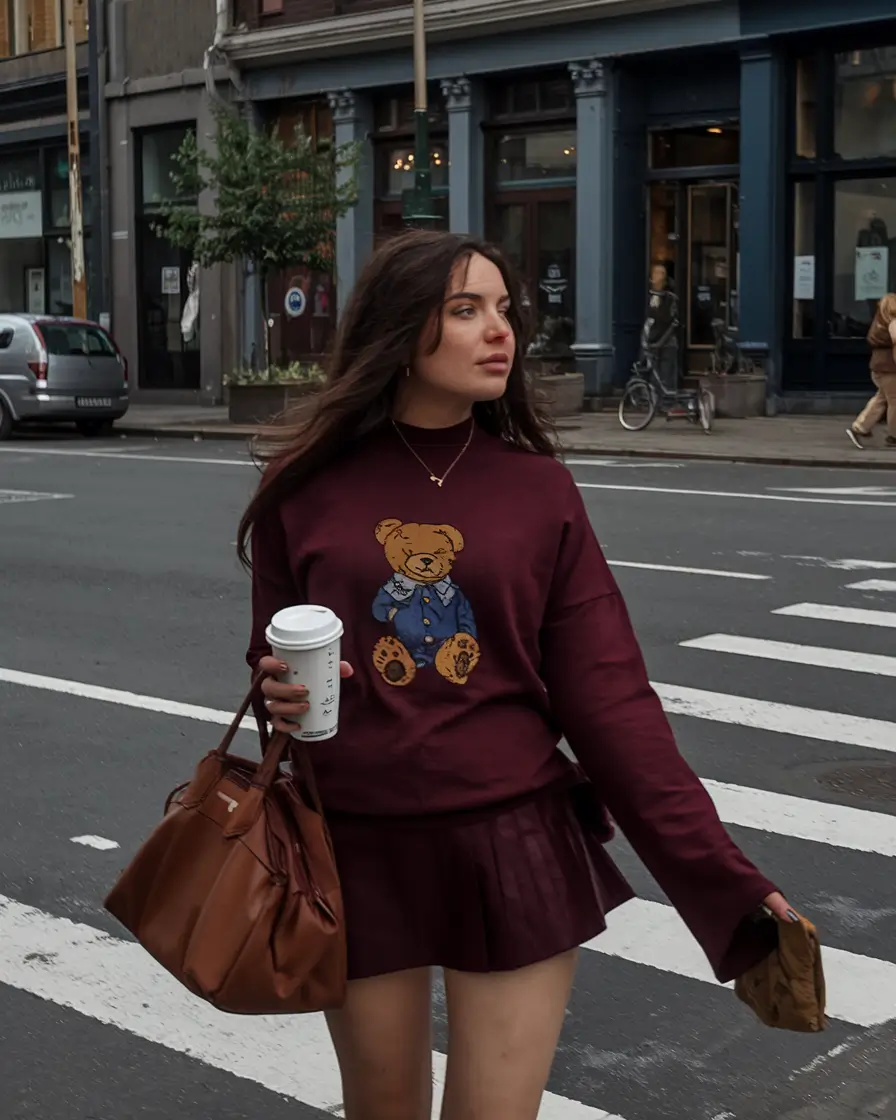 cute fall outfits for women 2025 Teddy Bear But Make It Fashion