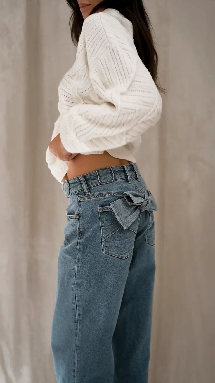 cute fall outfits for women 2025 Bows & Textures