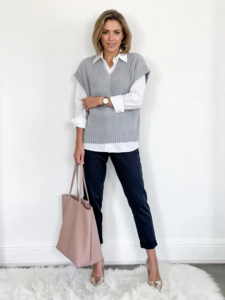 cute fall outfits for women over 60 - ideas 2025+Soft Academia Meets Modern Ease
