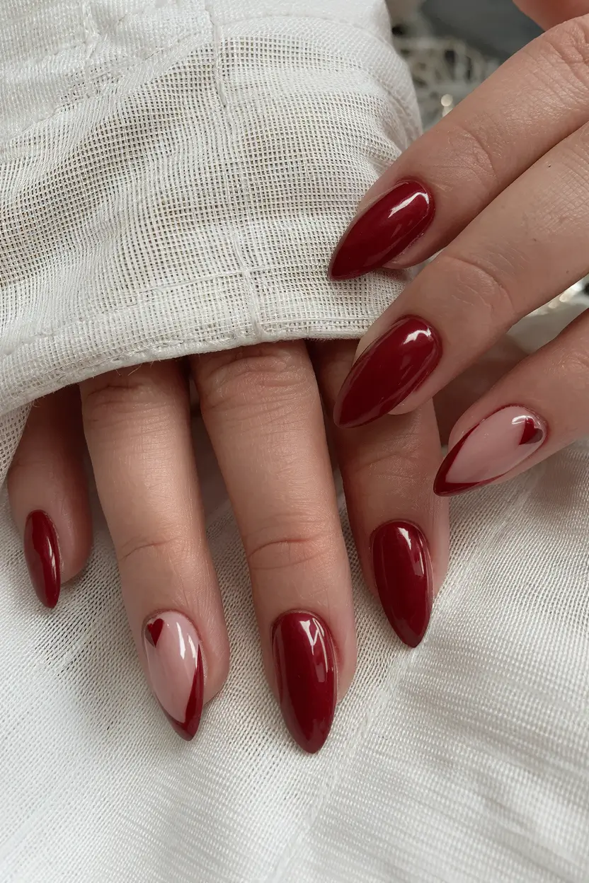 cute summer nail inspo for 2025 Deep Cherry Summer Drama
