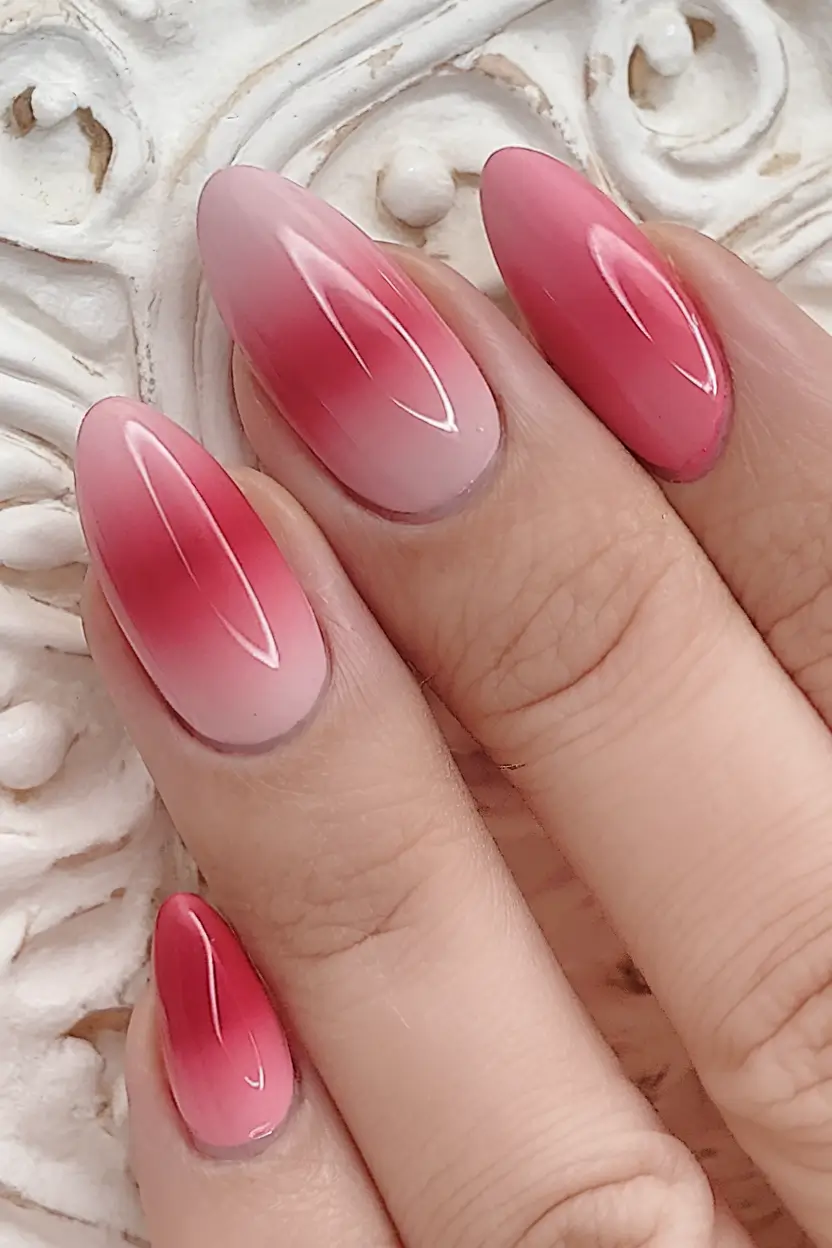 cute summer nails youll love in 2025 blushed-gradient-summer-ombre