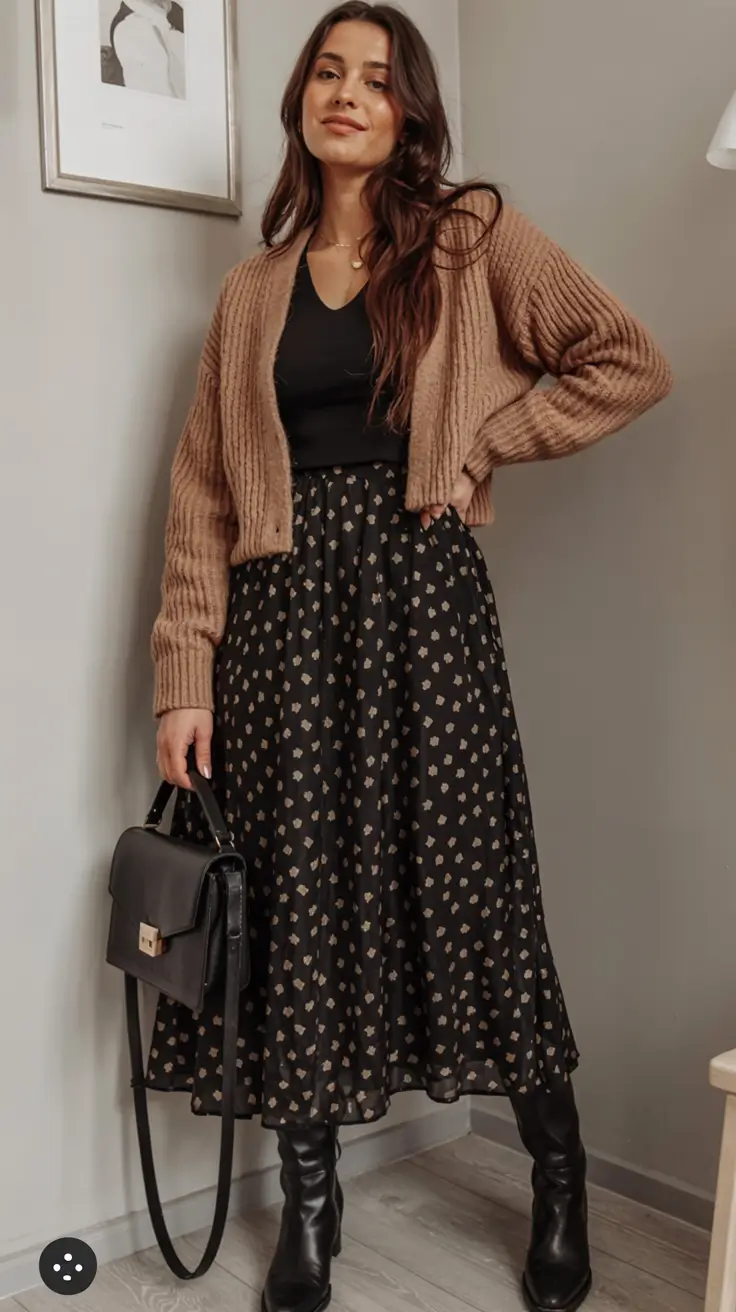 early fall outfits ideas 2025+Romantic Edge in Neutrals