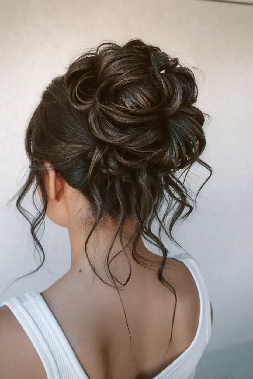 easy and cute july hairstyles for 2025 Elegant Voluminous Bun