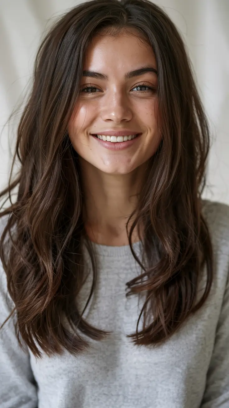 fall 2025 haircuts for women over 40+Layered Lengths with Lush Texture