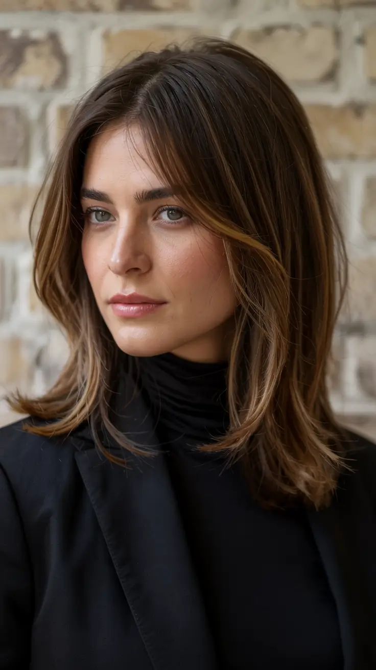 fall 2025 haircuts for women over 40+Polished Mid-Length with Sleek Ends