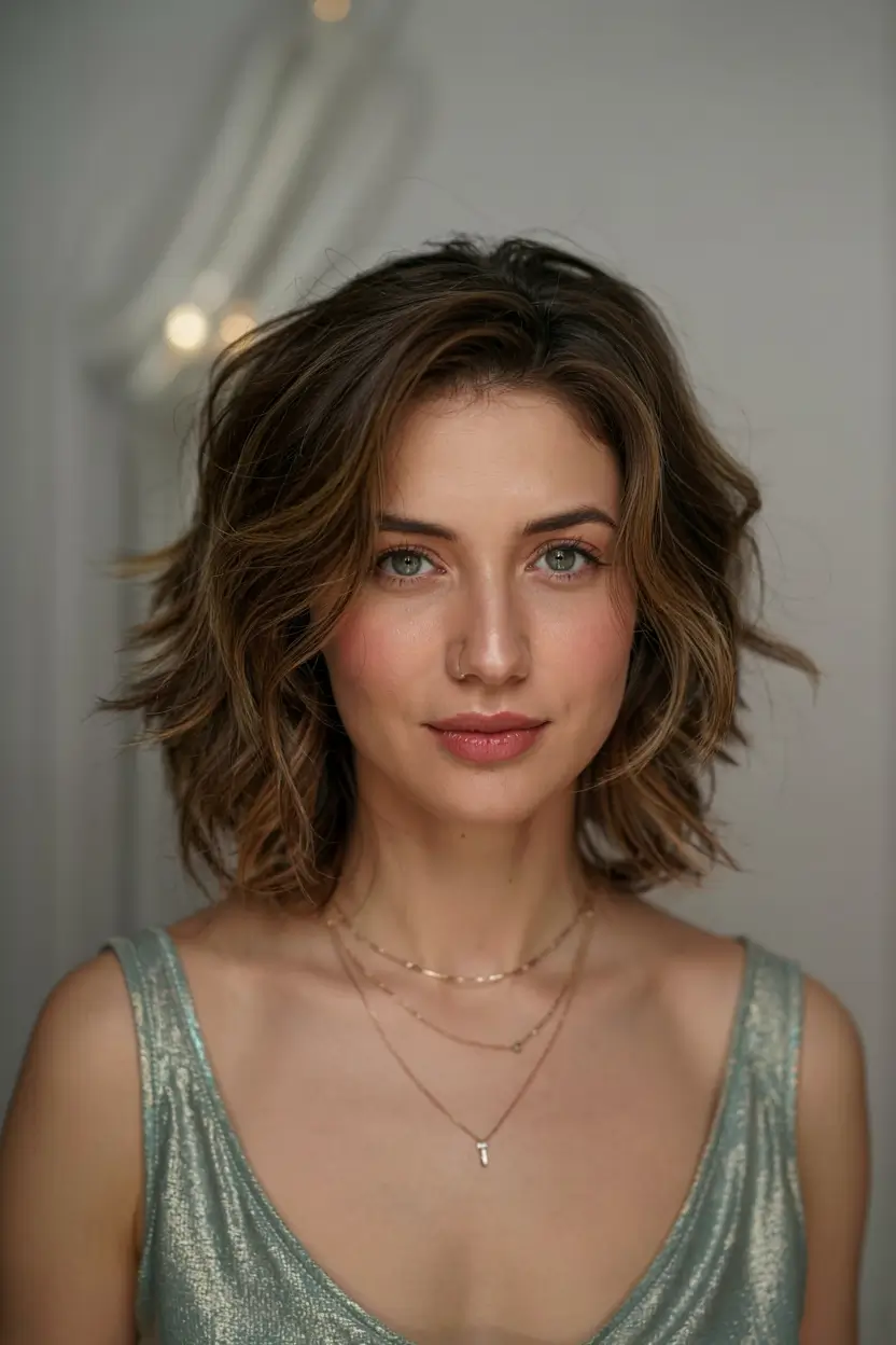 fall 2025 haircuts for women over 40+Soft Feathered Waves with Face-Framing Layers