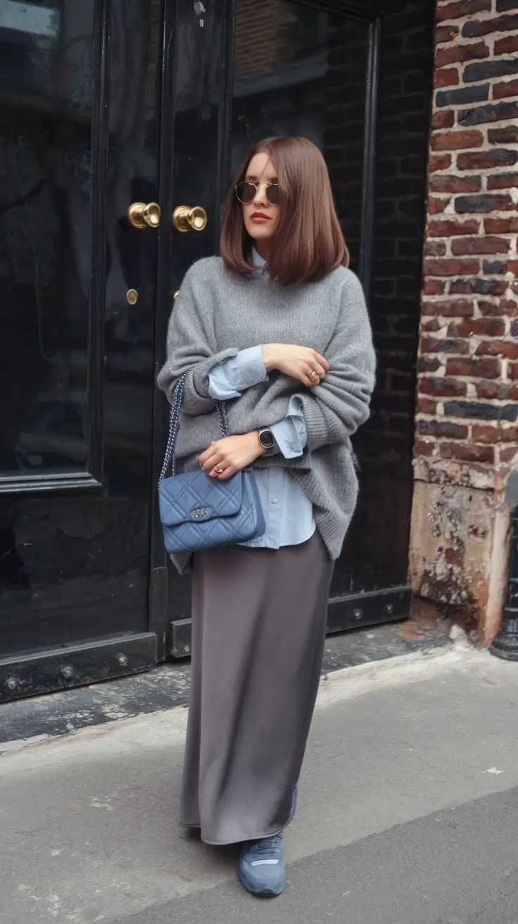 fall birthday outfit ideas 2025 Cozy Layers with Cool-Girl Energy