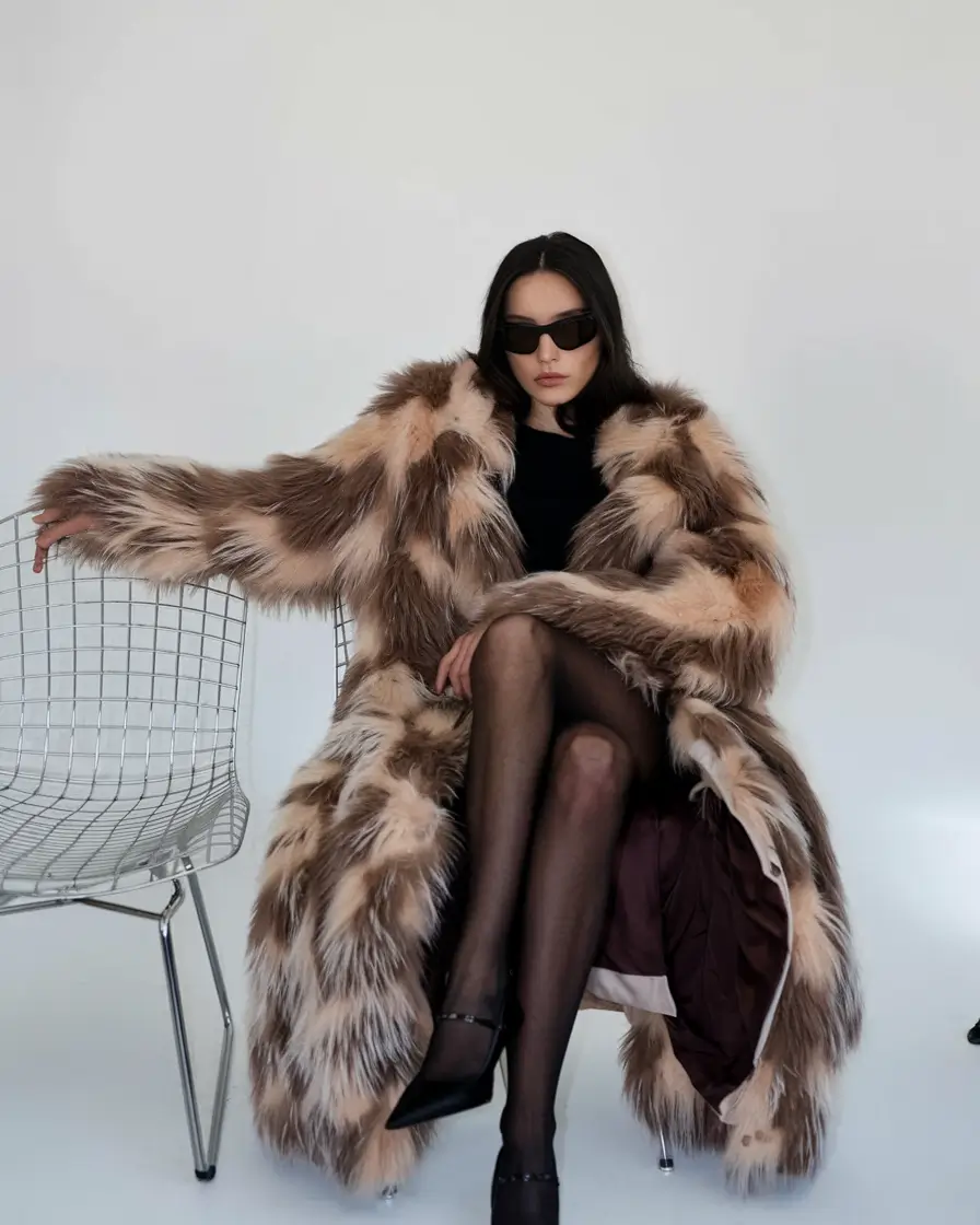 fall birthday outfit ideas 2025 High Drama in Maximalist Faux Fur