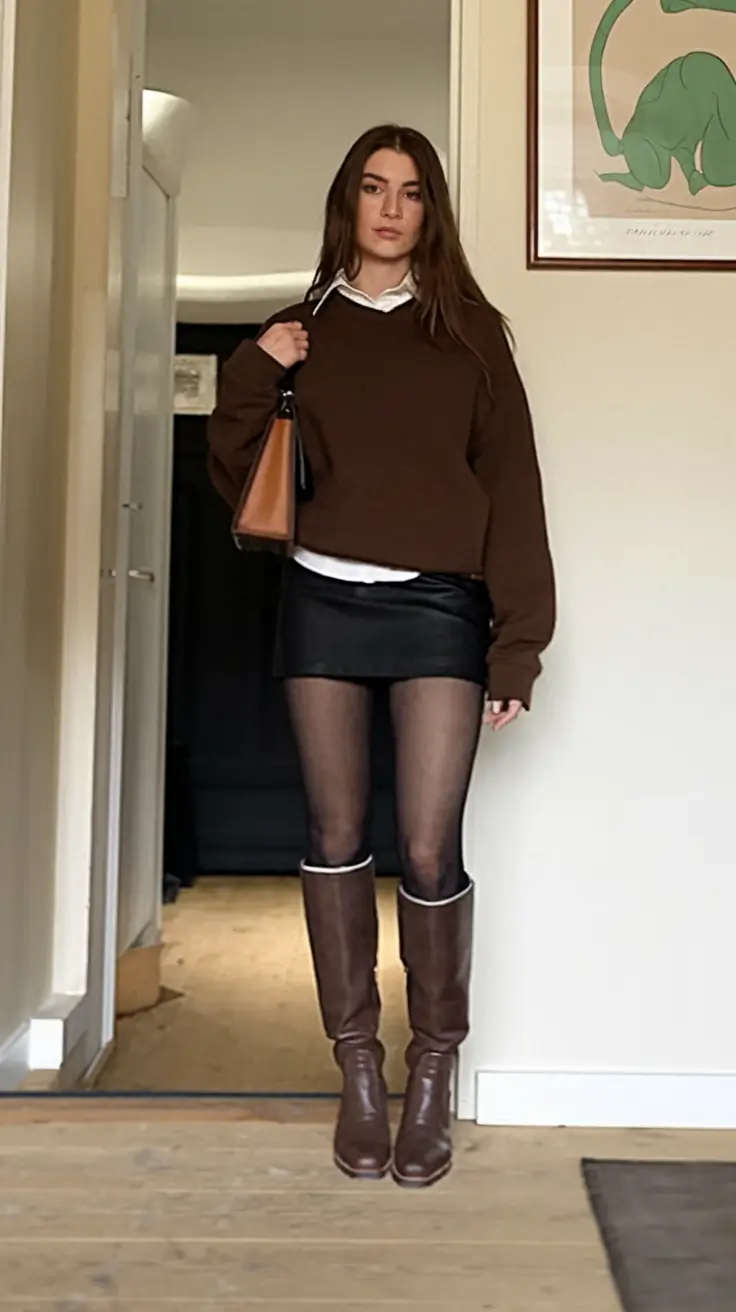 fall birthday outfit ideas 2025 Preppy Cool with a Hint of Rebellion