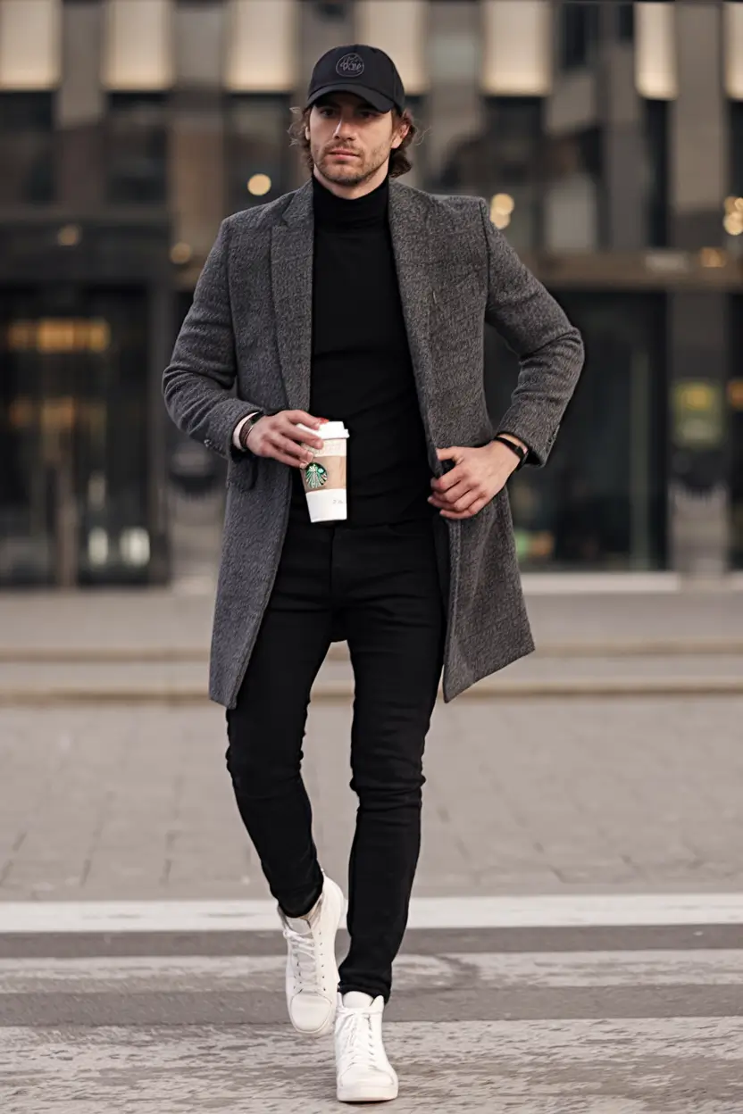 fall business casual outfits for men 2025+Urban Minimalist With a Dash of Edge