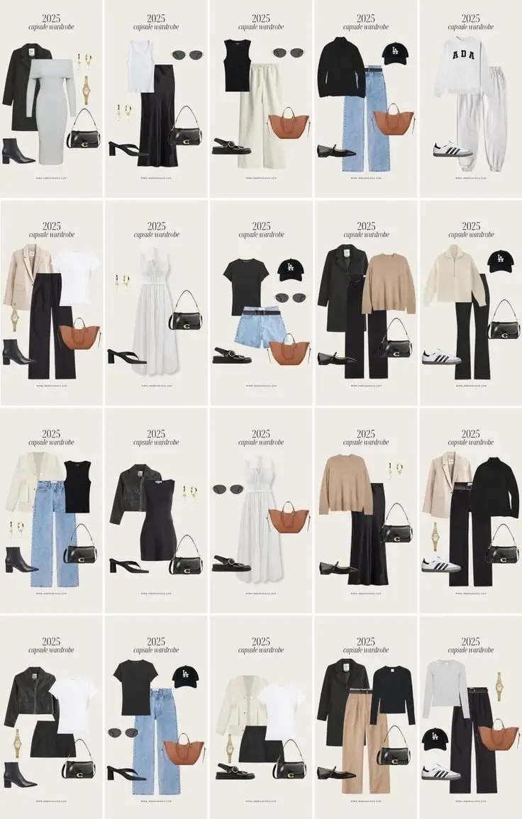 fall capsule wardrobe ideas 2025 Visual Outfit Planning: Your Wardrobe at a Glance