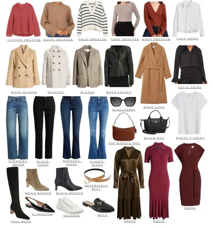 fall capsule wardrobe ideas 2025 Classic Fall Meets Elevated Vintage Cues