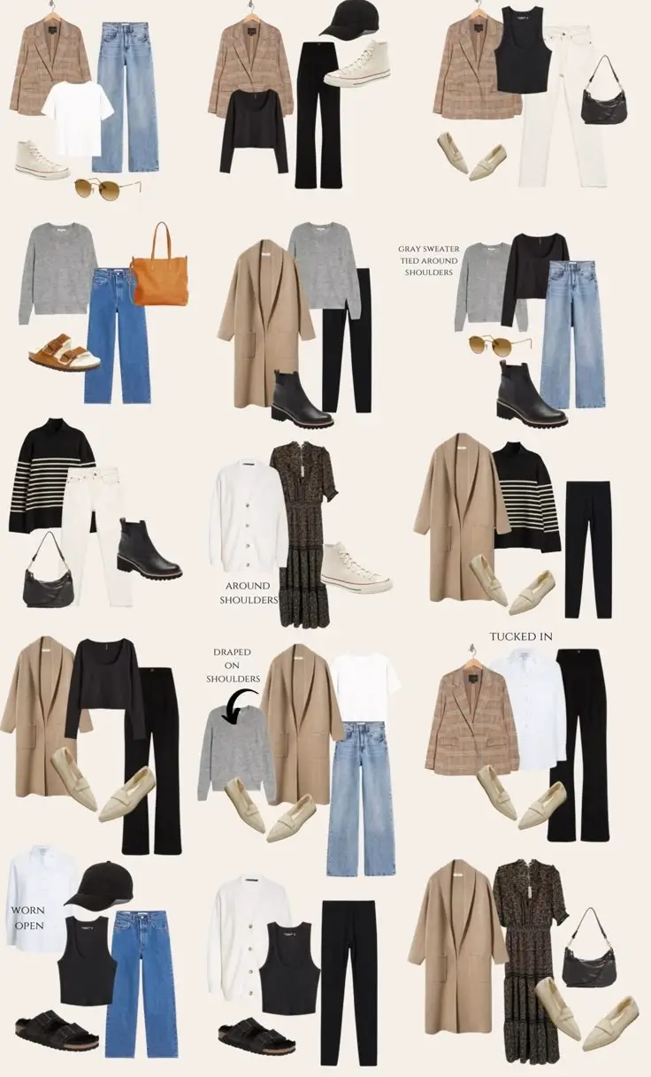 fall capsule wardrobe ideas 2025 The Soft Blazer Lookbook: Preppy Playfulness for Fall