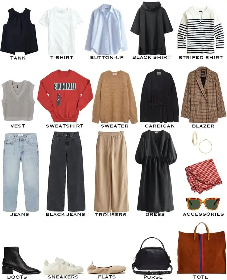 fall capsule wardrobe ideas 2025 Relaxed Layers, City Polish