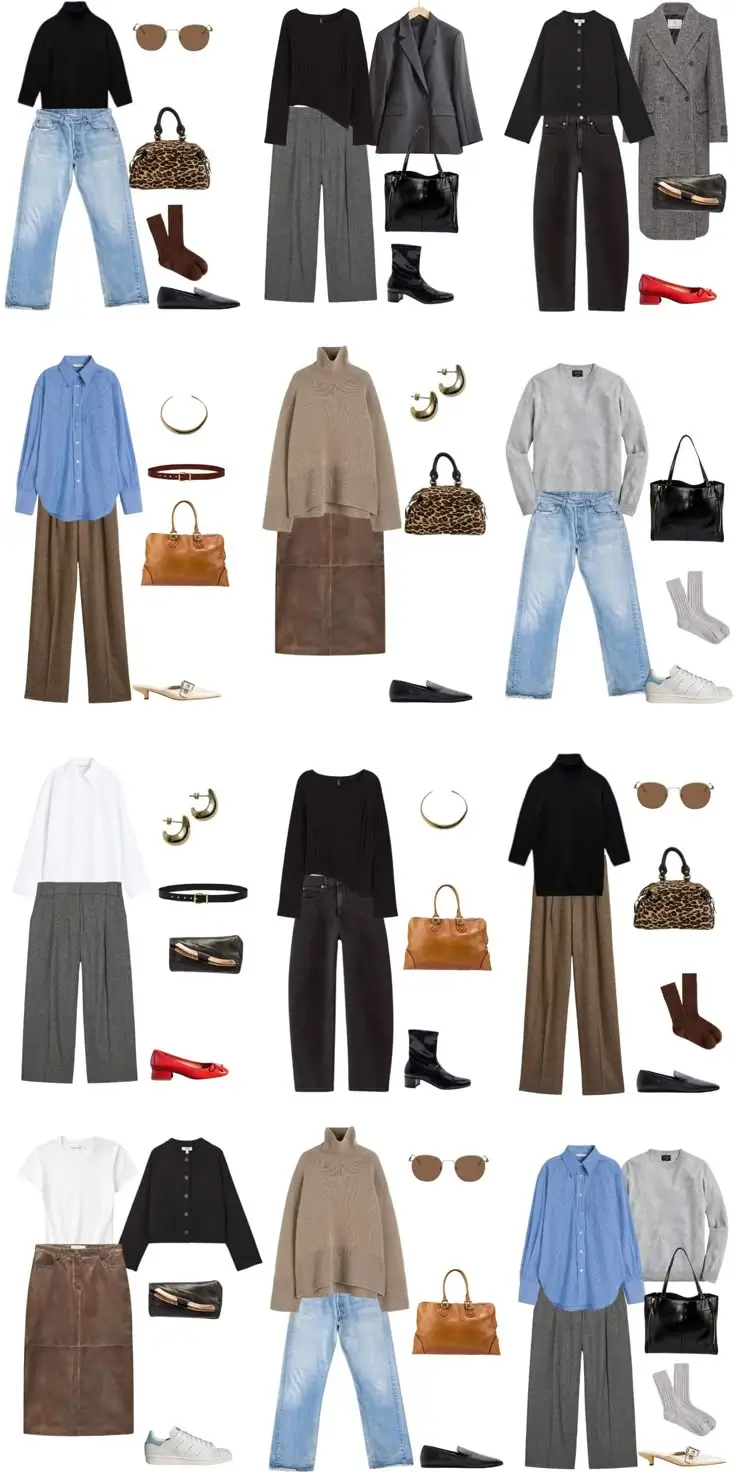 fall capsule wardrobe ideas 2025 Pre-Styled Perfection: Fall Looks on Lock