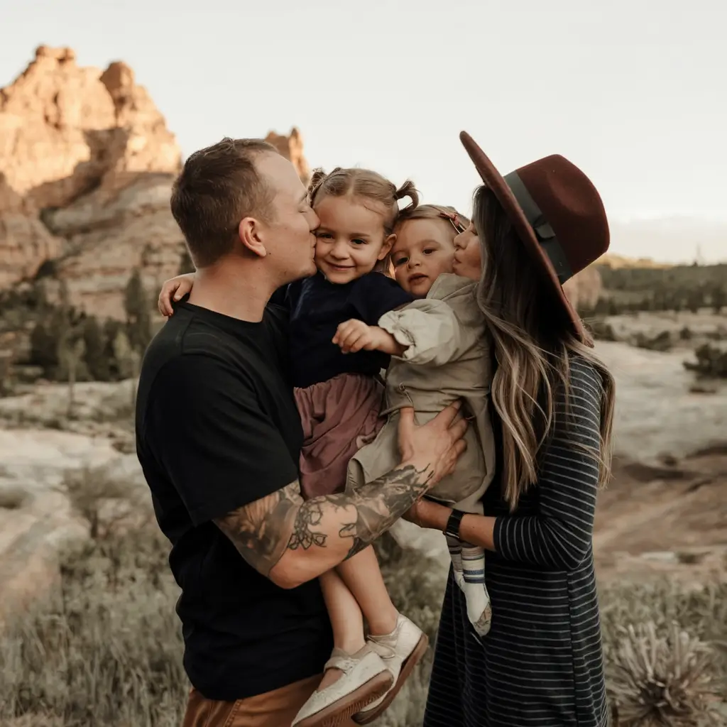 fall family pictures outfits ideas 2025-Desert Tones with a Dash of Adventure