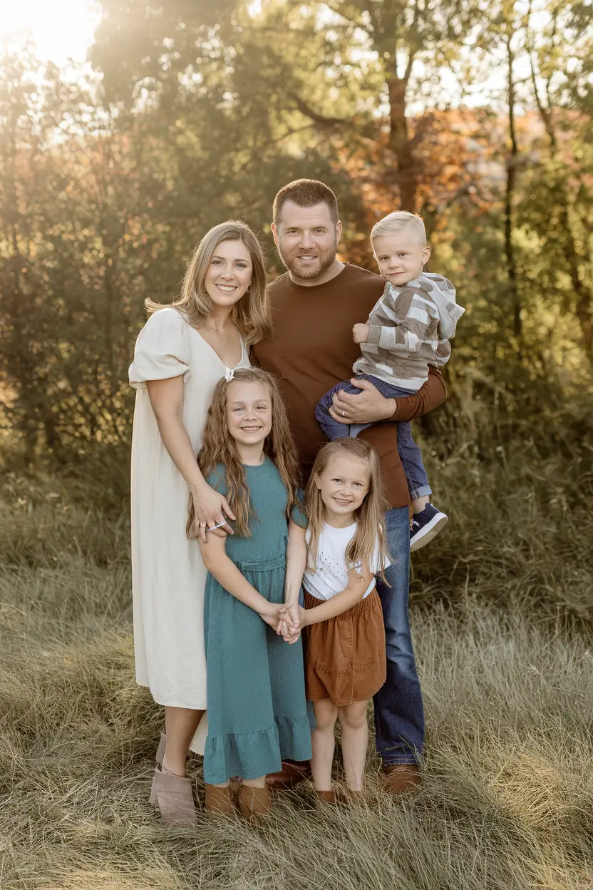 fall family pictures outfits ideas 2025-Golden Hour Earthtones for the Win