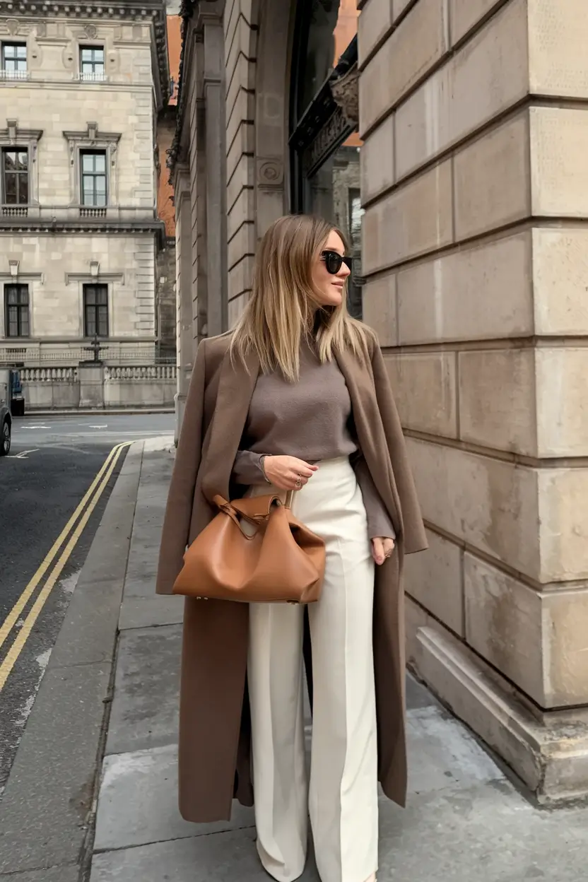 fall fashion inspo for women 2025 Urban Sophistication in Neutral Layers